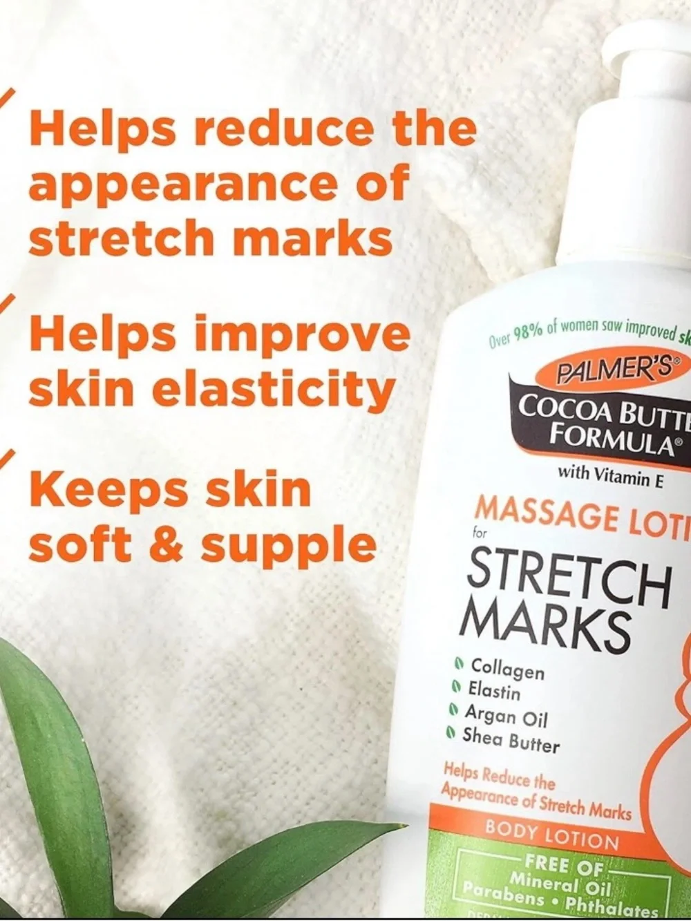 Palmer's Cocoa Butter Formula Skin Therapy Oil + Massage Cream for Stretch Mark